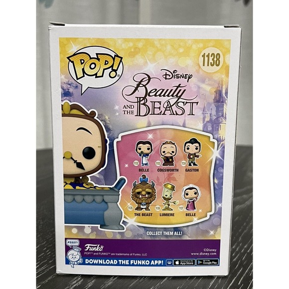 Funko Pop Cogsworth Beauty and the Beast #1138 Funko Shop Exclusive - Picture 2 of 7